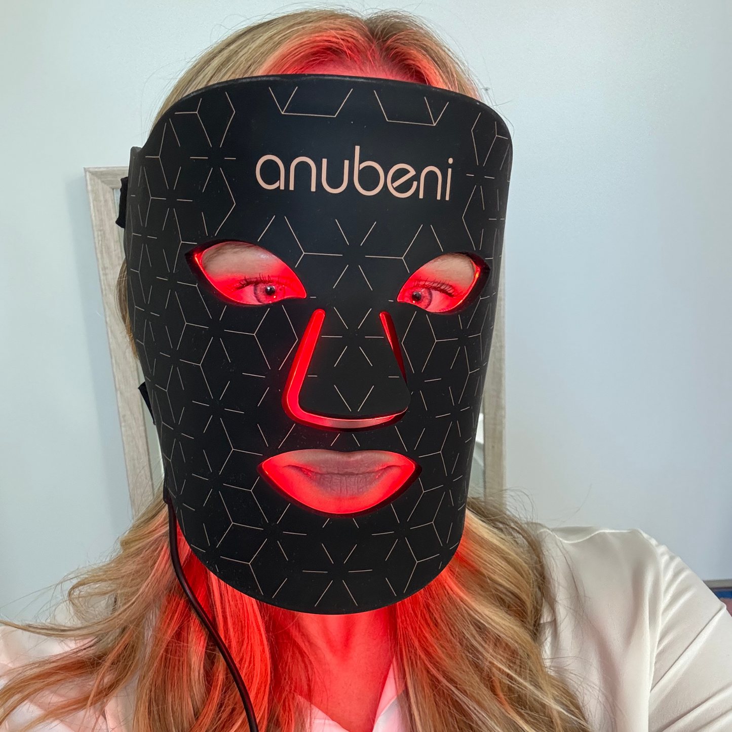 Red Infrared Blue and Yellow Light Face Mask