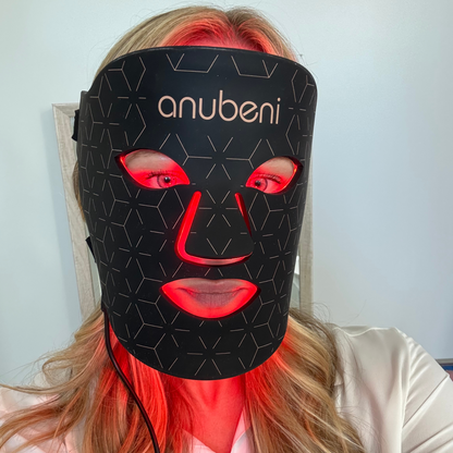 Red Infrared Blue and Yellow Light Face Mask